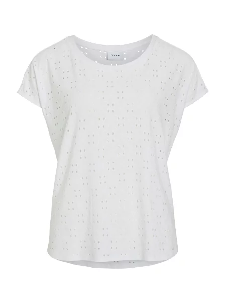 VILA Tricou VIKAWA' alb