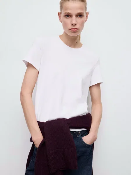 Футболка MANGO білий