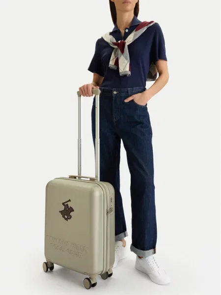 Beverly Hills Polo Club Салонна валіза бежевий