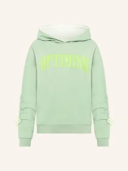 Cartoon Bluza Z Kapturem Z Cekinami gruen