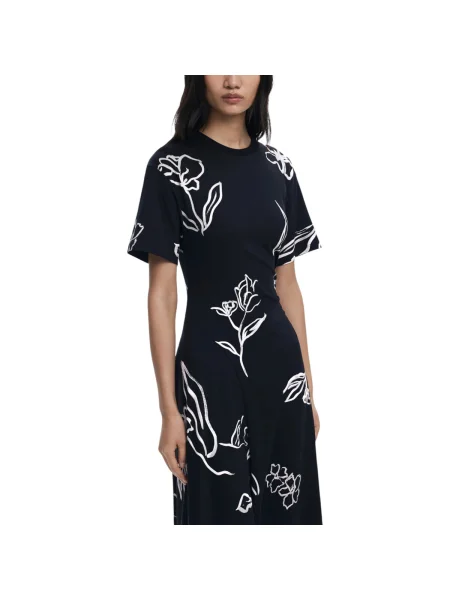 Desigual ruha CALMA midi harang alakú fekete