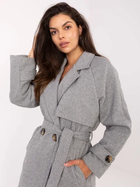 Palton Rue Paris alb