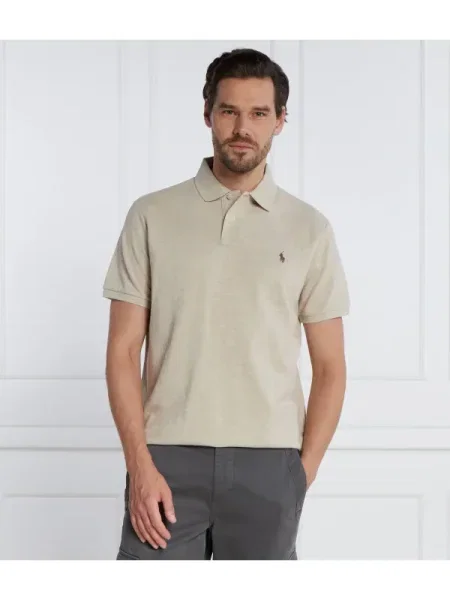 Tricou polo Polo Ralph Lauren bej