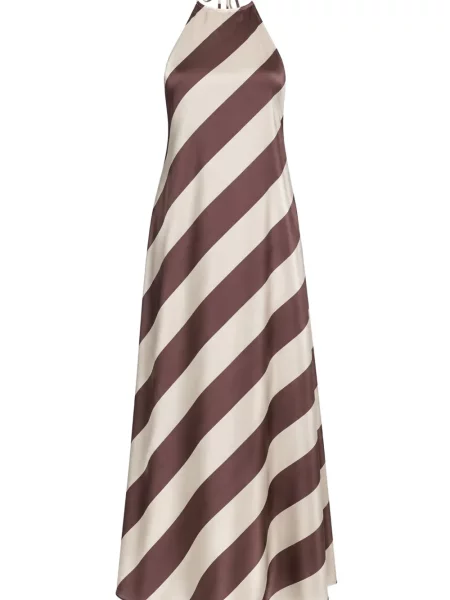 Rochie Ser.o.ya cu gât halter maro