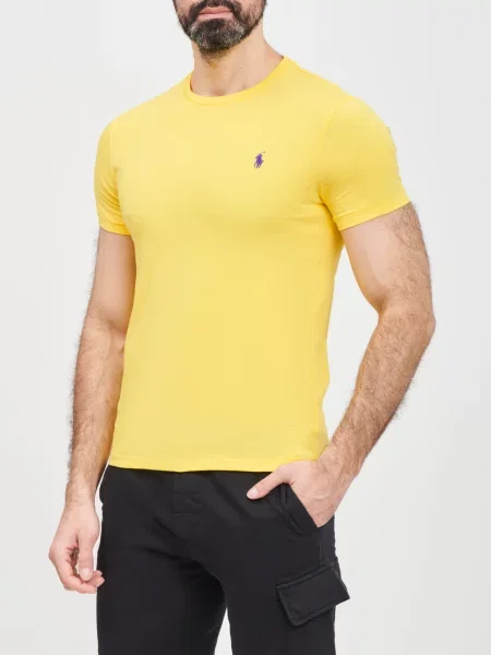 Футболка Polo Ralph Lauren желтая