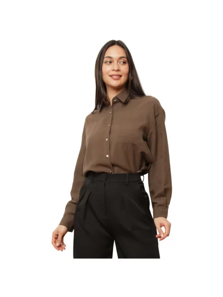 Bluza La Modeuse smeđa