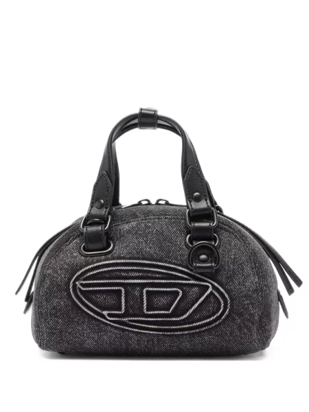 Crossbody taška Diesel sivá