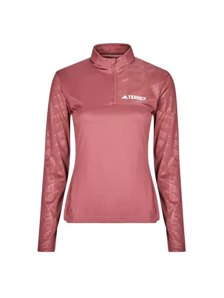 Tricou mânecă lungă Adidas bordo