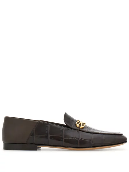 Pantofi loafer Ferragamo din piele maro