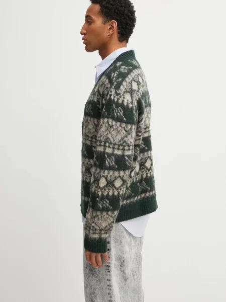 Кардиган з додаванням вовни Daily Paper Pattern Check