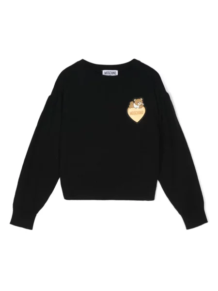 Sweter dziecięcy Moschino czarny