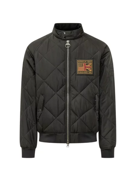Matlasat geacă Barbour International negru