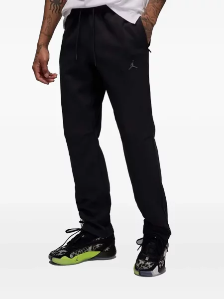 Tricou Nike din piele cu broderie negru