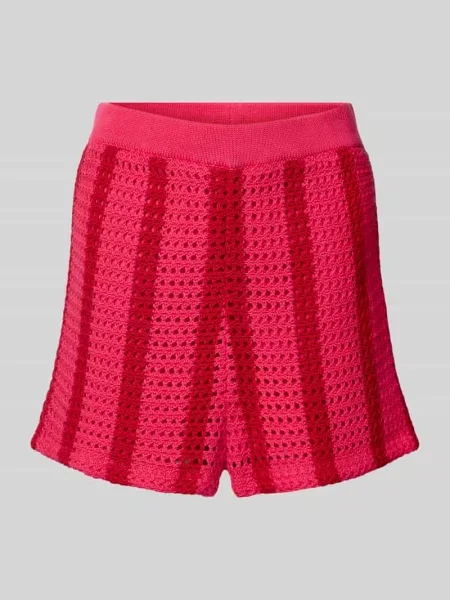 Szorty o kroju regular fit z ażurowym wzorem model ‘Nolita’ Colourful Rebel