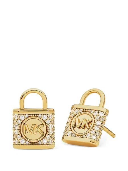 Naušnice Michael Kors zlatna