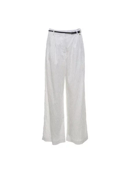 Szerokie spodnie Souvenir białe