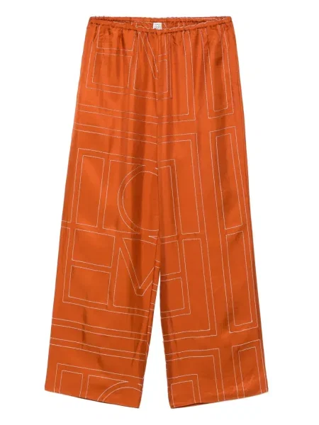 Pantaloni Toteme de mătase