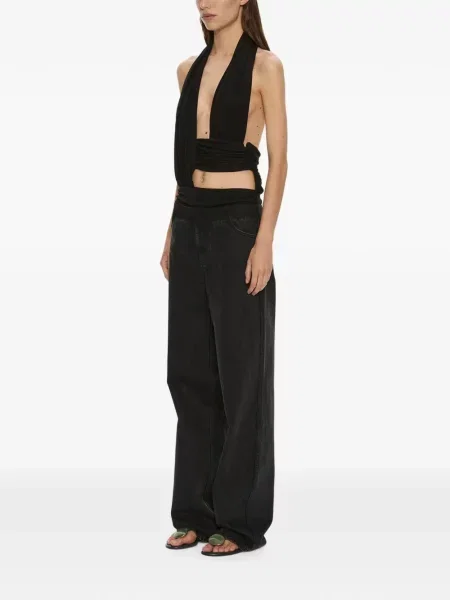 Top Christopher Esber drapat negru