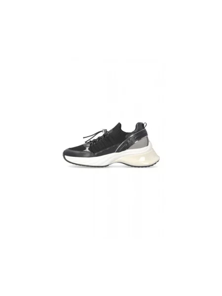 Sneakersy Pinko skórzane czarne