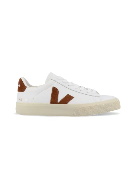 Veja Campo Leather Kobiety Buty sportowe Veja Size: 3 biały