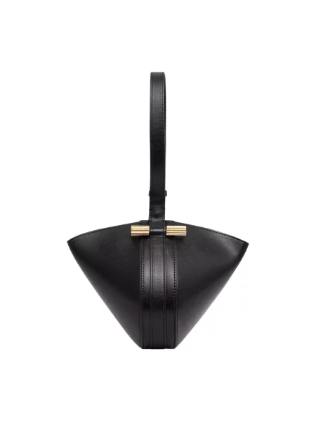 Victoria Beckham torebka hobo skórzana Portofino czarna