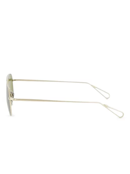 Ochelari de soare Ahlem cu imprimeu geometric auriu