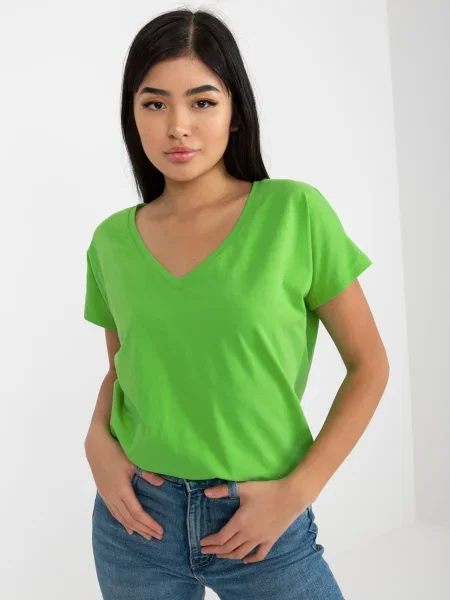 Tricou Fashionhunters verde