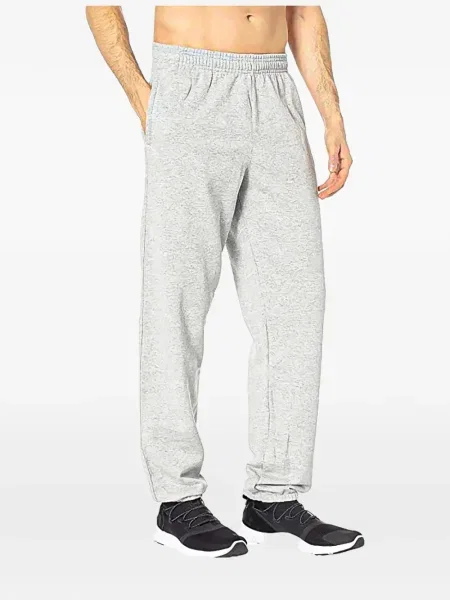 Pantaloni Champion alergare cu autograf gri