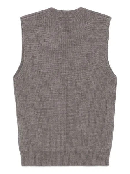 Vestă Barena de lână maro