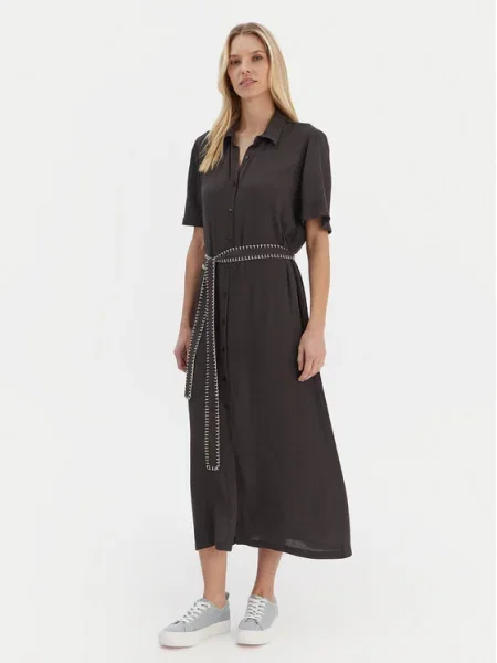 Roxy Rochie tip cămașă Island Escape Solid gri