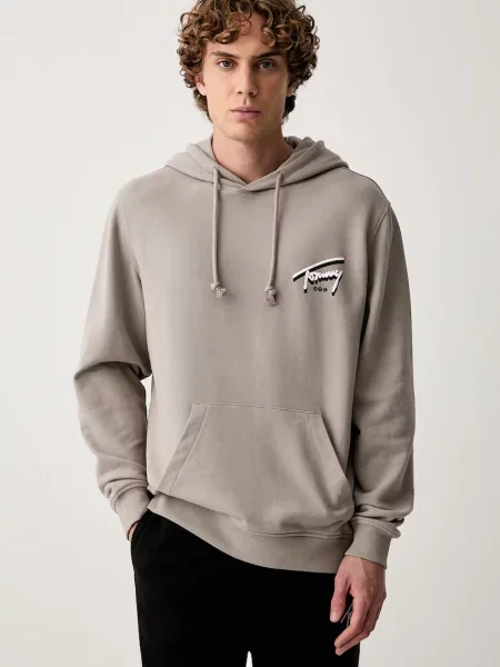 Tommy Jeans hanorac pentru bărbați din bej