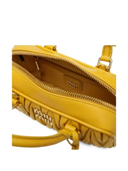 Geantă Miu Miu din piele galben