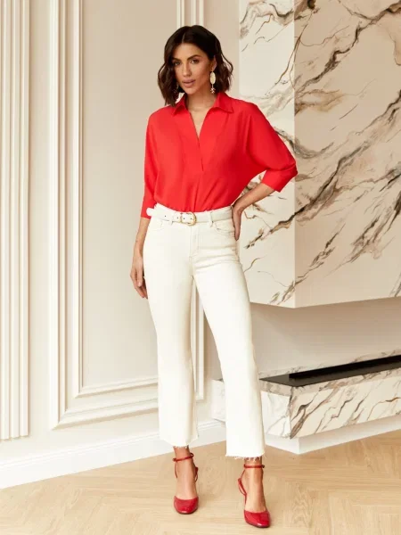 Сорочки Dressa віскоза/поліестер червоний