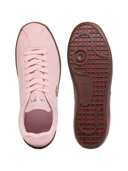 Sneakerși Lacoste cu autograf roz