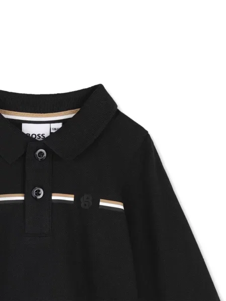 Koszulka polo dziecięca Bosswear czarna