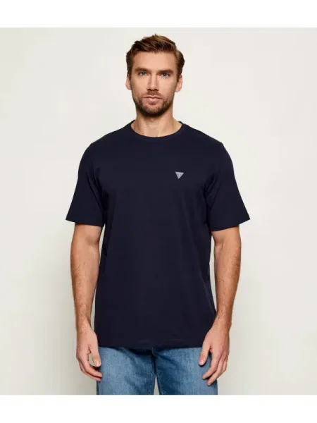 Guess Póló Sötétkék Regular Fit kék
