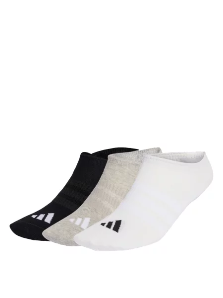 ADIDAS PERFORMANCE Sportovní ponožky šedá / černá bílá