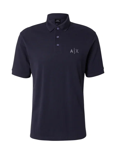 ARMANI EXCHANGE Tricou bleumarin alb