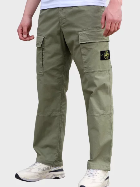 Штани карго Stone Island з камінням зелені