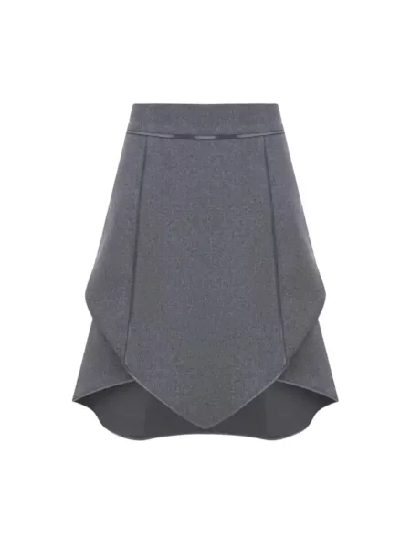 Femif Спідниця міні Вовна сірий