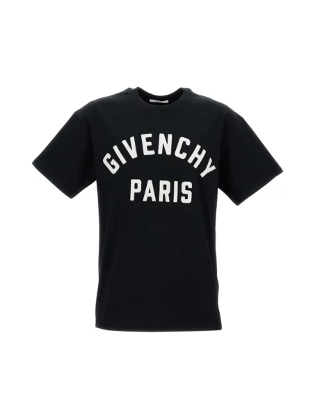 Haftowana koszulka Givenchy czarna