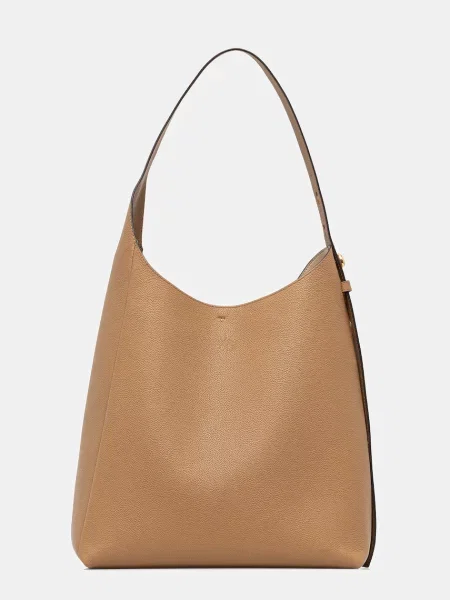 Torebka hobo Tory Burch skórzana brązowa