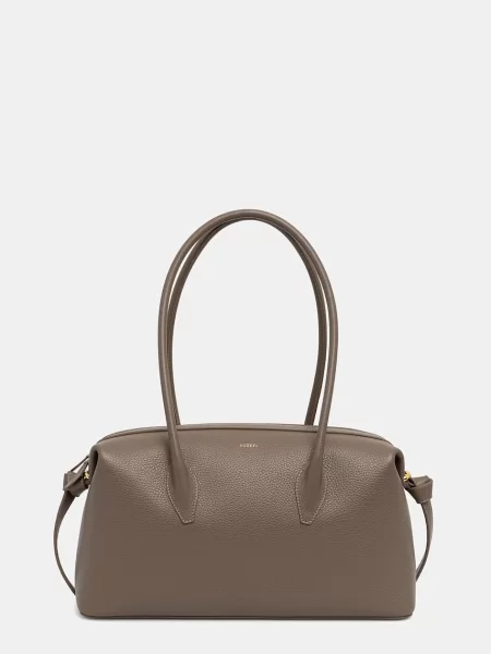 Yuzefi torebka bagietka skórzana BRIOCHE DUFFLE beżowa