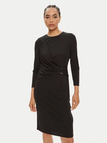 Lauren Ralph Lauren sukienka mini dopasowana czarny