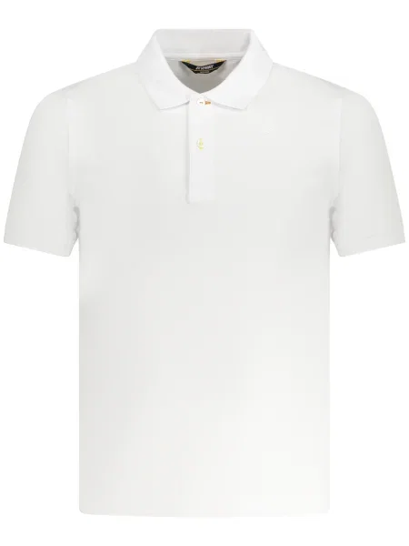Polo K-way cu mâneci scurte alb