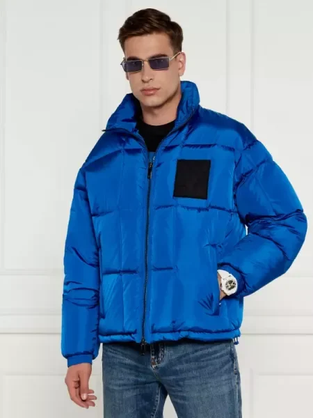 Armani Exchange Steppelt kabát kék