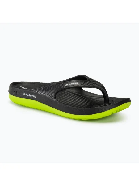 Papuci pentru bărbați AQUA-SPEED Alcano negru/verde negru