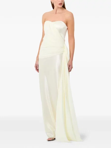Rochie maxi Nicholas drapată de costum