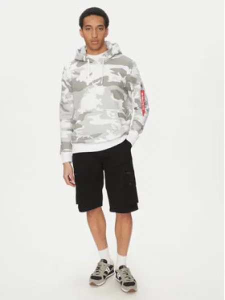 Alpha Industries Šortky z materiálu černá