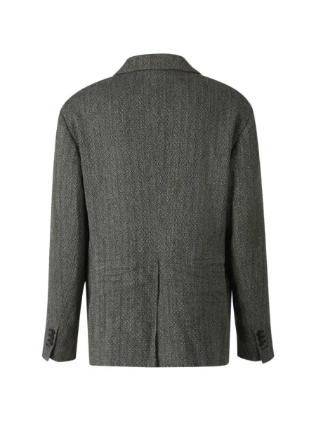 Sacou Dsquared2 cu model herringbone gri